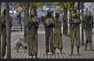 Famine Statues of Dublin Ireland ©️ Ron Cogswell​